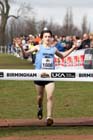 Euan Gilham (Scotland West) wins the Under-15 Boys, McCain Inter Counties Cross Country, Cofton Park, Birmingham.
